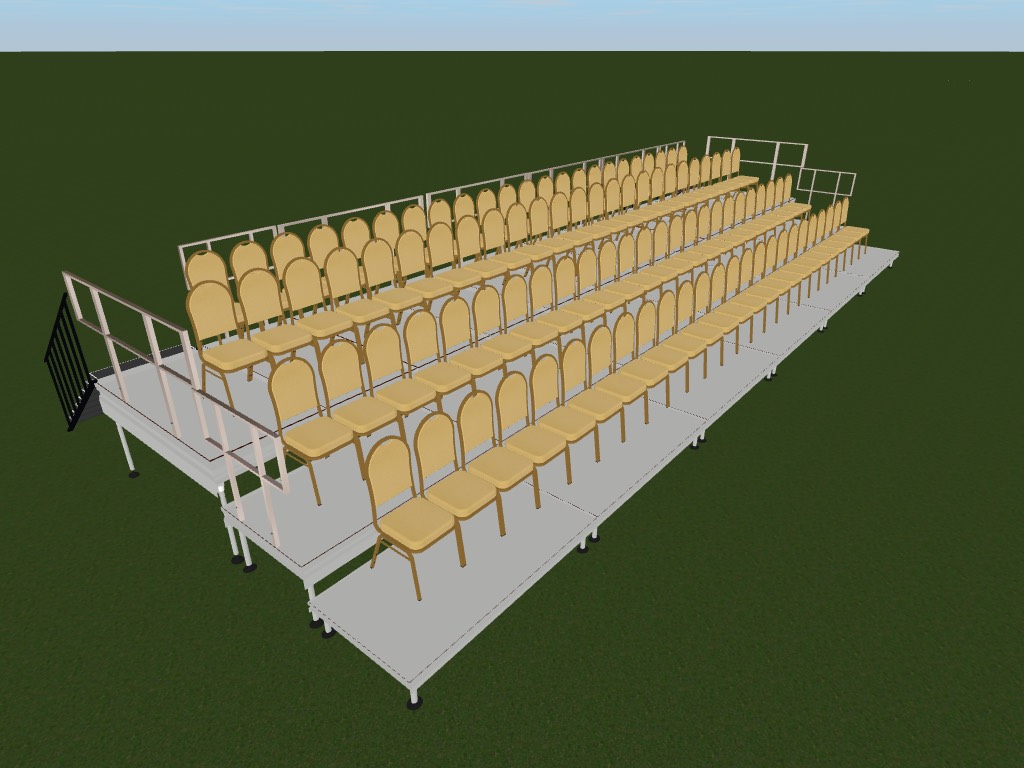 tiered seating hire , seating hire , seating for events , 