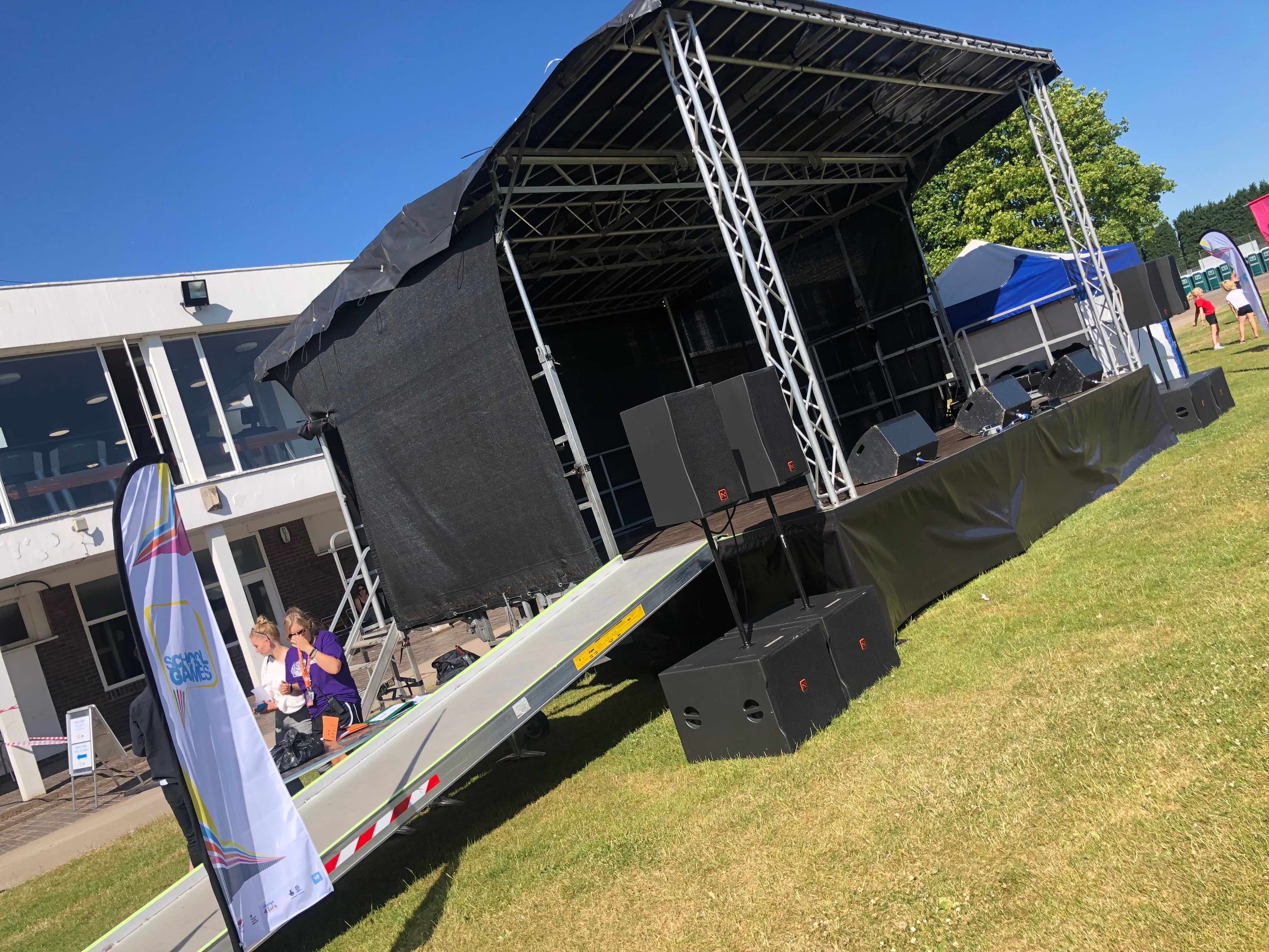 Mobile Outdoor Stage hire | Birmingham Midlands Stage Hire