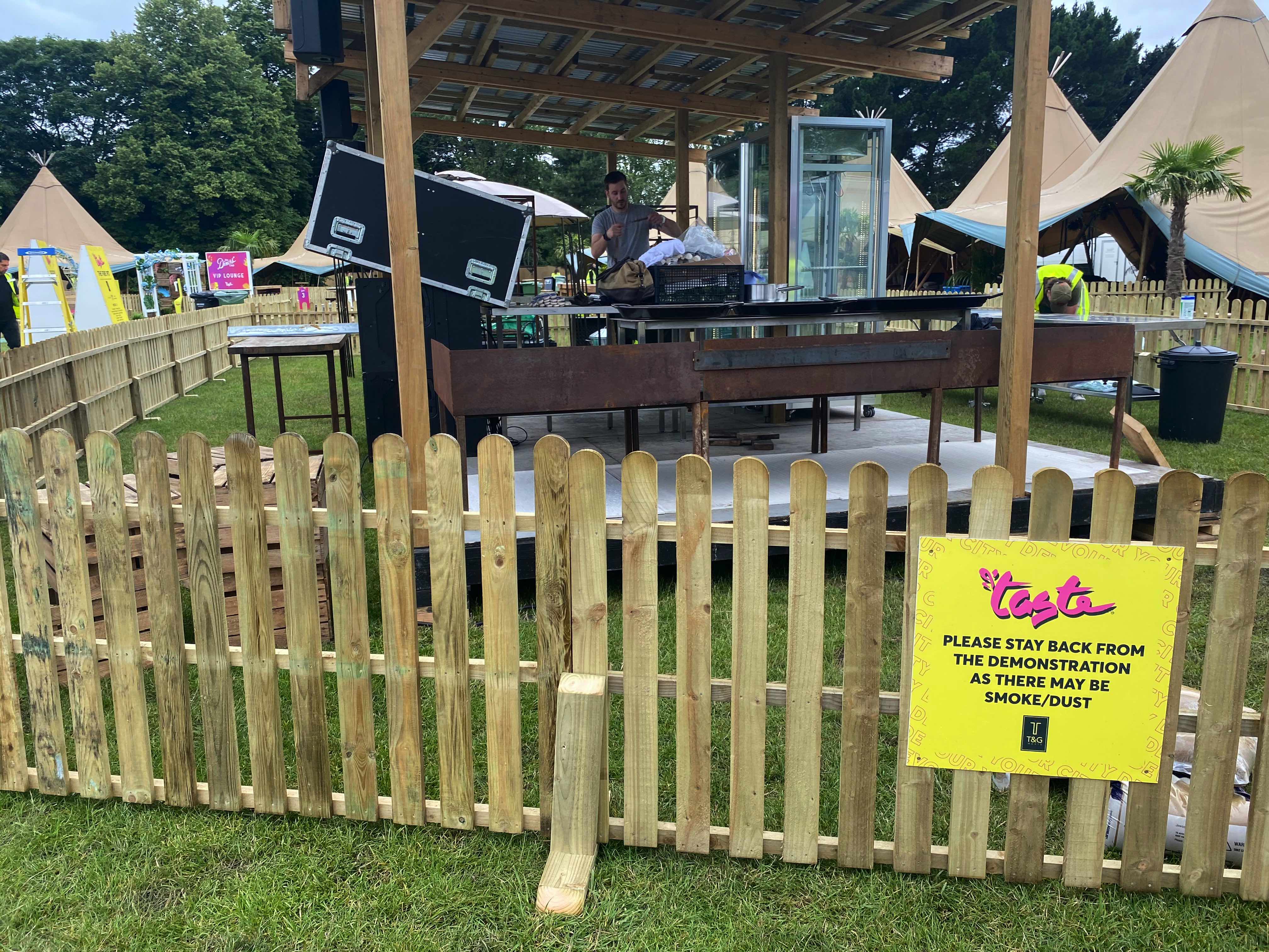 rustic picket fence hire , fencing hire , picket fence hire , natural fencing hire ,