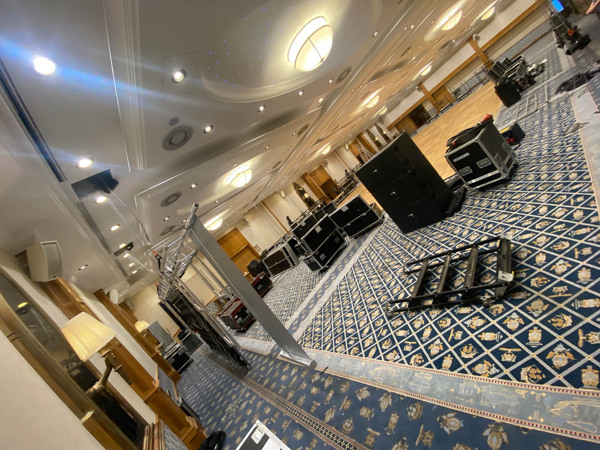 amazon event , amazon trussing , tilbury docks events , tilbury docks amazon event , london truss hire , truss hire london , 