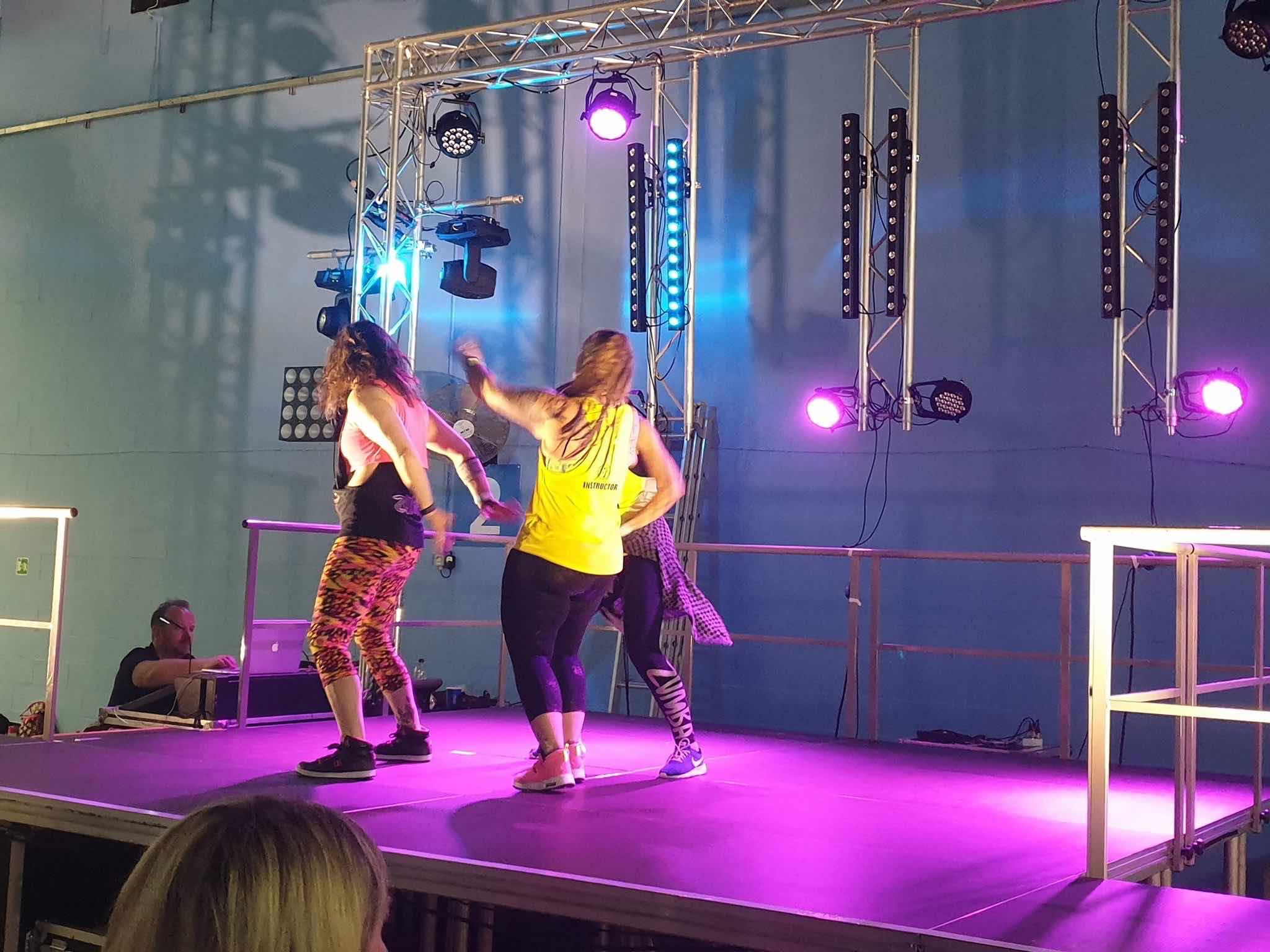 Ribby Hall fitness 2019 stage hire