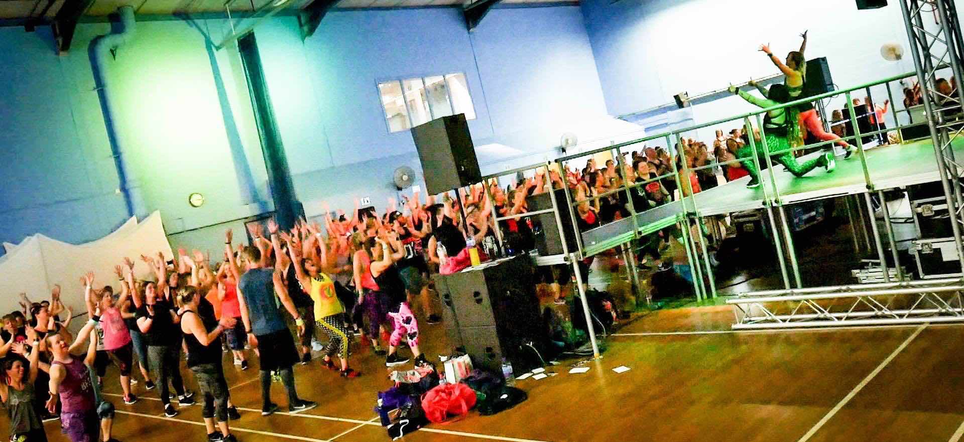 Ribby Hall fitness 2019 stage hire