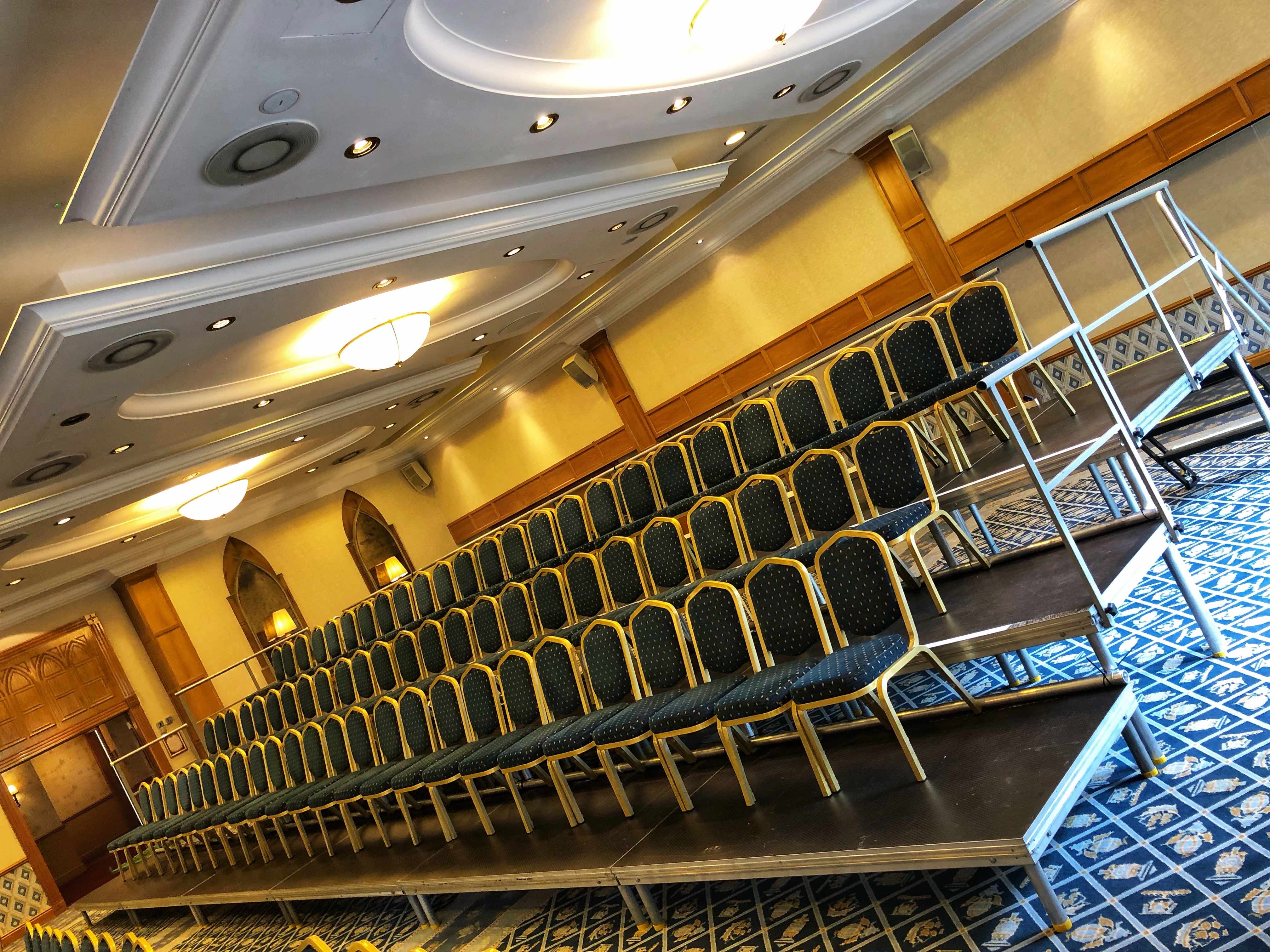 tiered seating hire , tiered seating , stage men hire , seating hire ,