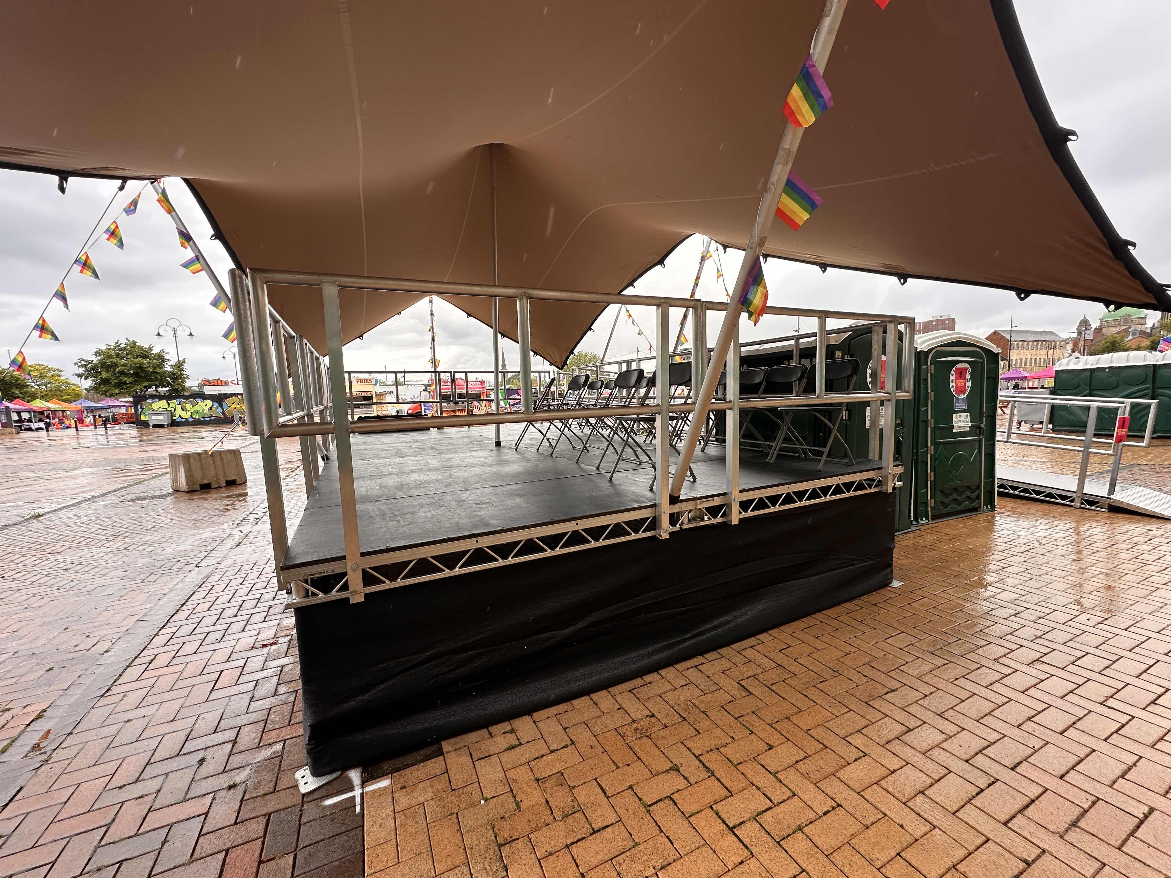 Rasied viewing platform hire , Rasied viewing for events , events Rasied viewing ,