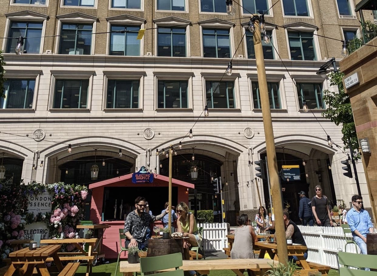 canary wharf , electric shuffle , picnic bench hire , benches for hire , benches 4 hire , table hire , event table hire ,