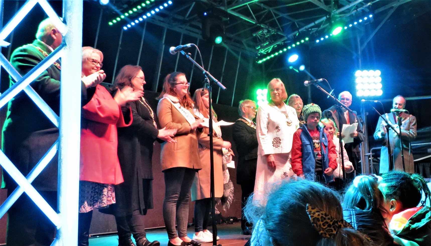 Lichfield christmas lights , stage hire , stage hire in Birmingham , Birmingham stage hire , west midlands stage hire , 